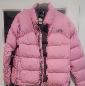 The North Face Pink Puffer Jacket
